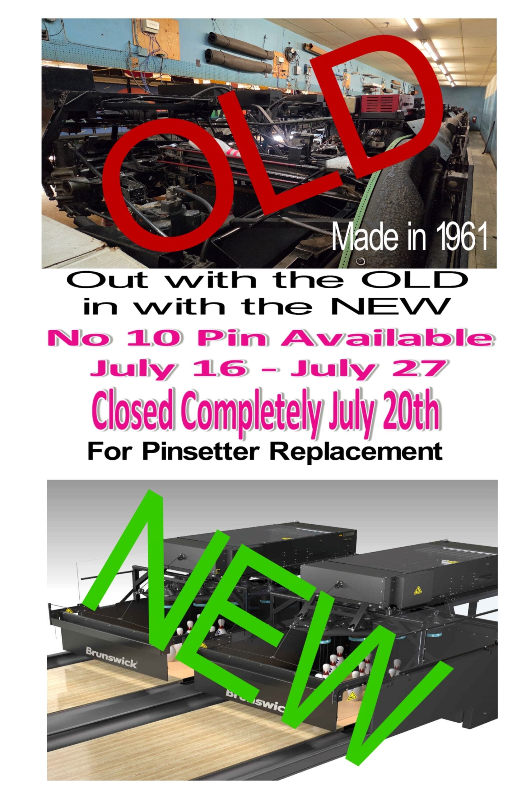 Pinsetter Replacement